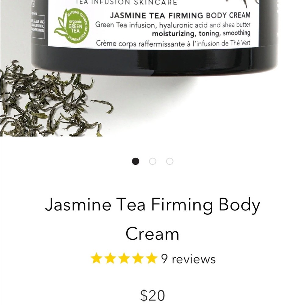 $5 Bundle Add On- BNWT Teaology Jasmine Tea Firming Body Cream - Picture 3 of 3